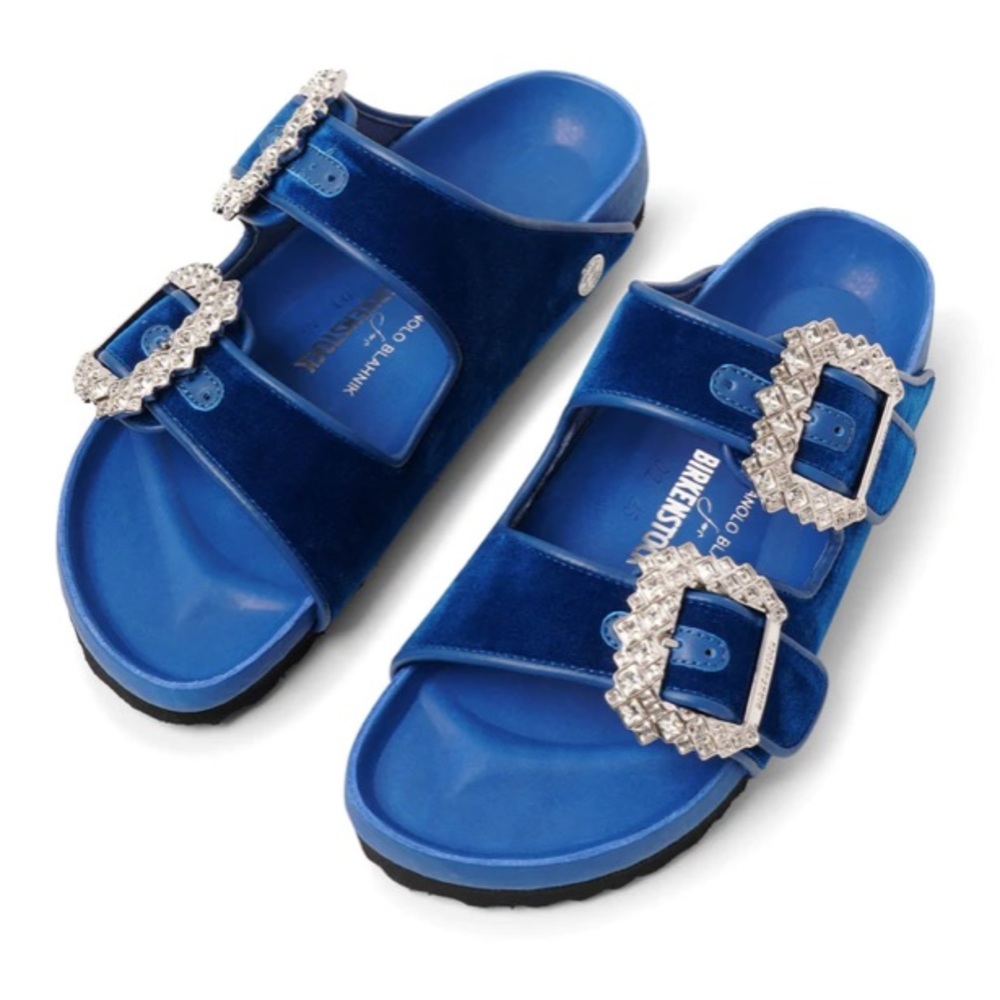 SIZE 38 BRAND NEW MANOLO BLAHNIK X BIRKENSTOCK